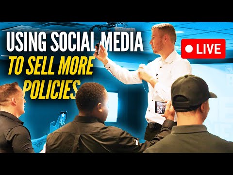 Training Insurance Agents LIVE How To Sell Using Social Media!