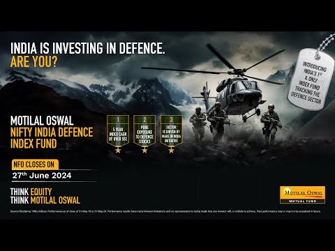 Motilal Oswal Nifty India Defence Index Fund | Aim to benefit from Indian Defence Sector #defence