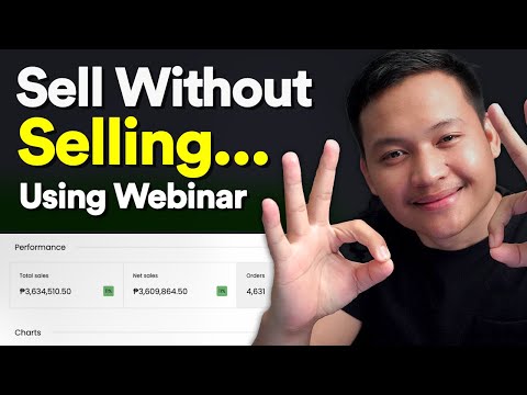 How To Sell Without Selling Using Webinar #webinar