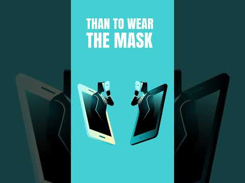 Are You Hiding Behind a Mask on Social Media? #shorts #socialmedia