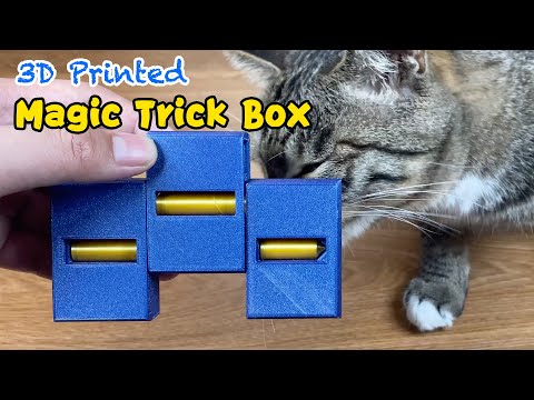 3D Printed Magic Trick Box | How does it work?🤯