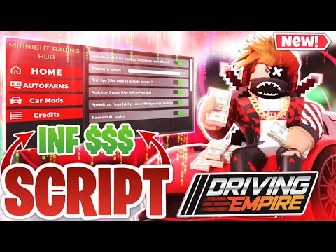 Roblox Driving Empire Script INF MONEY + Auto Farm *PASTEBIN 2024*