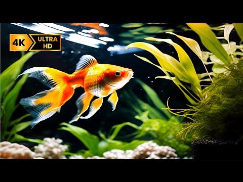 4K Aquarium Music for Sleep & Stress Relief | Calming Sounds to Help You Relax Instantly