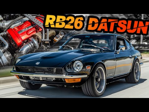 RB26 Powered Datsun 240Z Street Pulls SOUND AMAZING! (Cleanest 240Z We've Ever Seen)