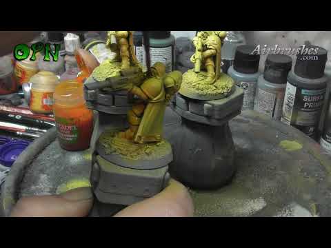 HOW TO PAINT IMPERIAL FISTS WITH CAMO CLOAKS