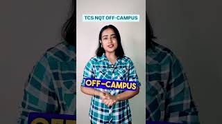 TCS NQT OFF-campus 2025 @OnlineStudy4u