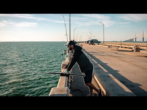 Skyway Fishing Pier - Learning The Trolley Rig For King Mackerel