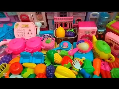 5: 08 min satisfying unboxing | hello kitty cute tiny mini kitchen set | #asmr 💚