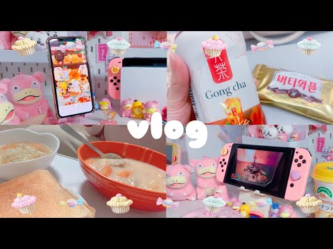 ˚.꒰ vlog ꒱.˚仕事の日の日常🧁🤍⌇リヴリー⌇スプラトゥーン