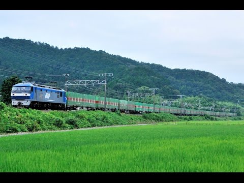 福山レールエクスプレスの離合失敗　遅れ54レと55レ　16/07/22