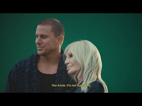 Behind the Scenes with Donatella and Channing Tatum | Versace Eros Campaign | Versace