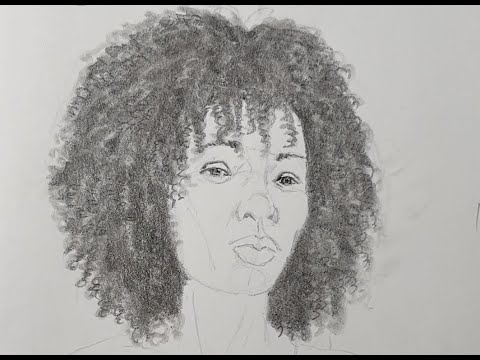 How to draw curly hair