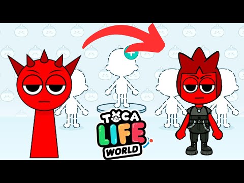 SPRUNKI: RADDY  in TOCA BOCA / incredibox - sprunki mix: fun time