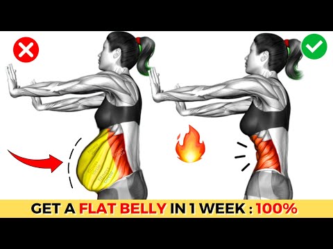 🔥Do This STANDING 30-Min to Get Flat Belly For 1 Week ➜100% Guaranteed l HANGING BELLY FAT WORKOUT