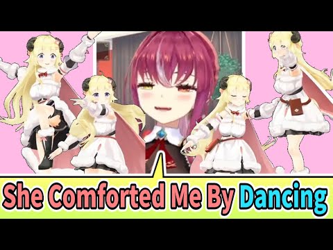 Marine was Comforted By Watame Dance ? [ENG SUB] Hololive