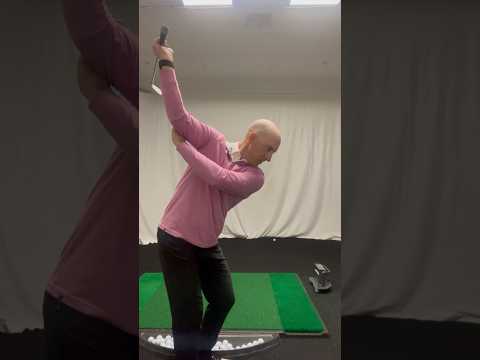 Fix your flying elbow (and likely slice) with this simple drill #golfswing #golf #practice #golftips