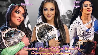 Roxanne Perez All NXT Women's Championship Title Defenses | 2nd Reign