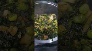 Winter Special Aloo Methi Matar Recipe #shorts  #viral