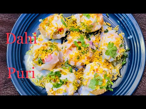 Dahi Puri Recipe, Famous street food chaat recipe Dahi Batata, How to make Dahi poori at home