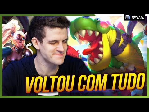 Cho'gath VOLTOU COM TUDO pra enfrentar o CLIMA RUIM da toplane!