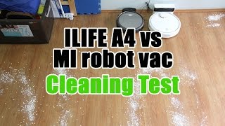 ILIFE (Chuwi) A4 vs Xiaomi Robot Vacuum Cleaning Test