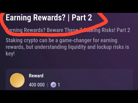 Earning Rewards? | Part 2 | Tapswap Code