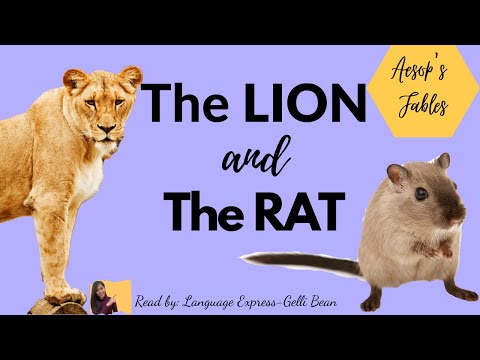 The Lion and the Rat I Learn English Fast by reading Fables