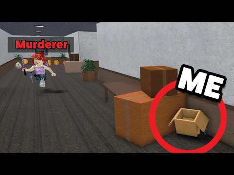 Disguised as a BOX in Murder Mystery 2! (Roblox Movie)