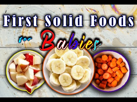 FIRST FOODS FOR BABIES|| Introducing BABIES to SOLIDS || First Solid Foods for Babies