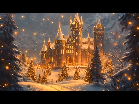 Medieval Castle Glowing Christmas Season | Relax and Sleep Deeply with Melodious Celtic Melodies