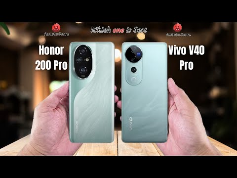 Honor 200 Pro vs Vivo V40 Pro  Full comparison ⚡Which one is Best