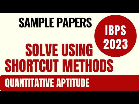 @MYEXAMCOACHING #ibps #ssc #rrb#ctet SAMPLE PAPER|QUANTITATIVE APTITUDE