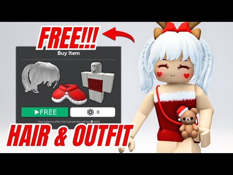 [EASY] GET FREE HAIR AND 0 ROBUX CHRISTMASS OUTFIT ON ROBLOX