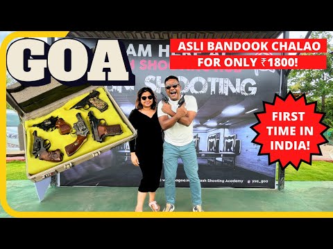 Real Gun Shooting For ₹1800! Things To Do In Goa 2024