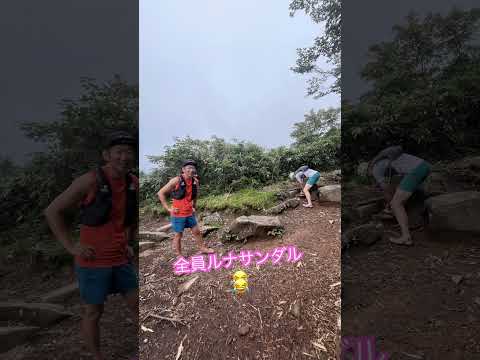 兵庫県最高峰！氷ノ山 #shorts #ルナサンダル #登山 #鳥取砂丘 #nabeの登山日記