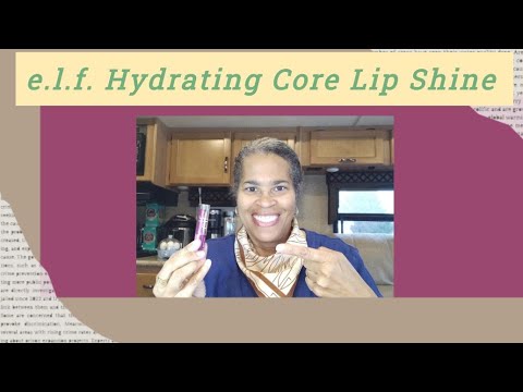 Vlogmas Day 21 | e.l.f. Hydrating Core Lip Shine Lipstick - Ecstatic