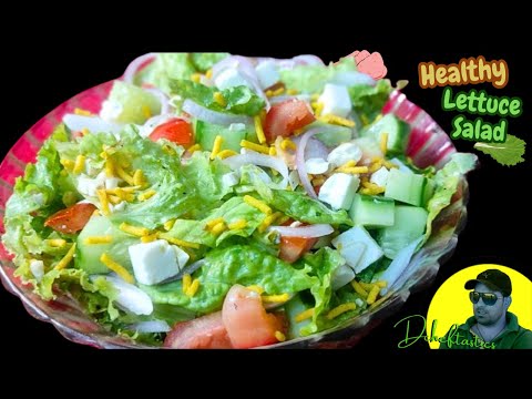 Healthy Salad Recipes For Weight Loss | Lettuce Salad Recipe | Salad Dressing | Dcheftastics