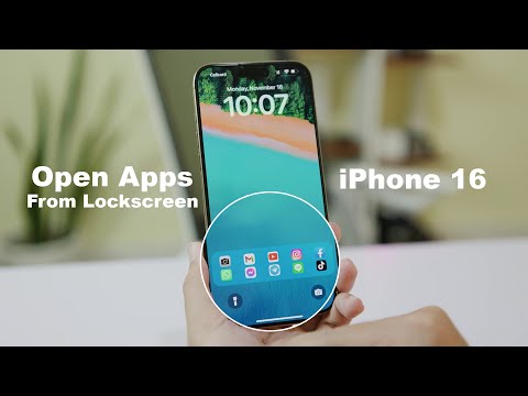 How to Launch Apps from iPhone 16 & 16 Pro Max Lockscreen