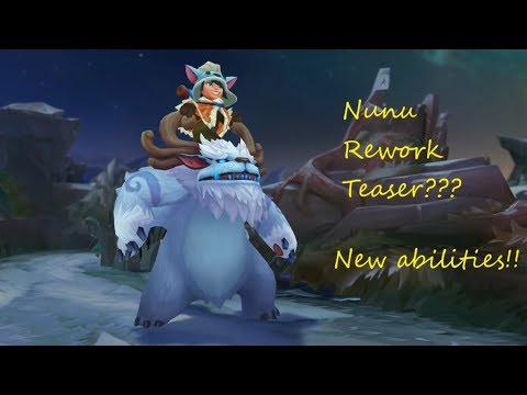 Nunu and Willump Rework teaser!! Analysis and reaction! League of legends