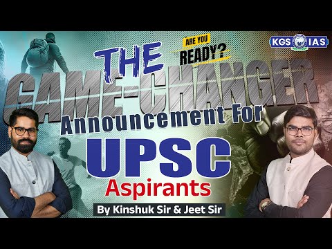 Announcement for UPSC Aspirants | Are You Ready? The Game Changer 🎯 Khan Global Studies