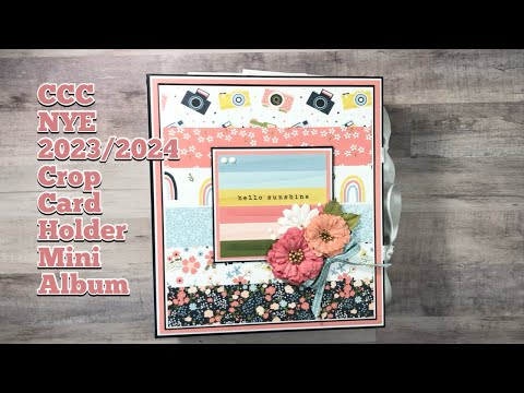 @countrycraftcreations 2024 NYE Crop Card Organizer Album