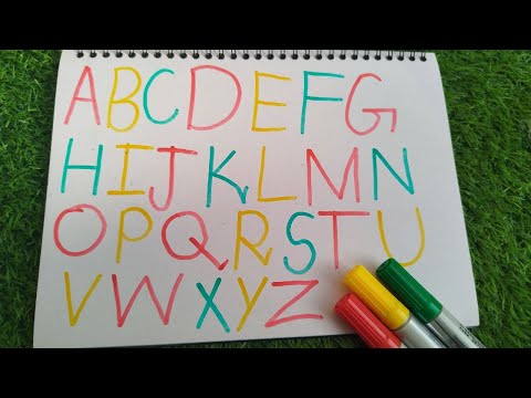 how to write abc for beginners, How to Write Letters for Children, a to z, ABC for Kids, phonics