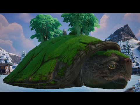 How To EASILY Find The GIANT TURTLE In Fortnite (How To Do The GREAT TURTLE Quests)