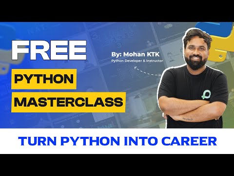 Python for Beginners 2024 | Turn Python into Career Opportunities | Free Masterclass