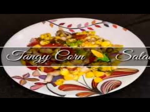 corn chat masala..!!Tangy sweet corn chaat recipe..!!