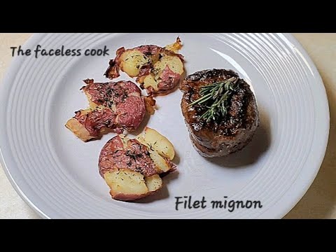 2-27-24 Filet mignon with red smashed potatoes!