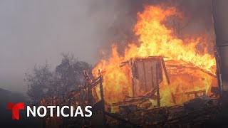 Hispanos pierden sus trabajos, hogares y sueños en los incendios de California | Noticias Telemundo