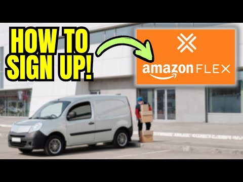 How to Sign Up For AMAZON FLEX DRIVER (App Tutorial!)