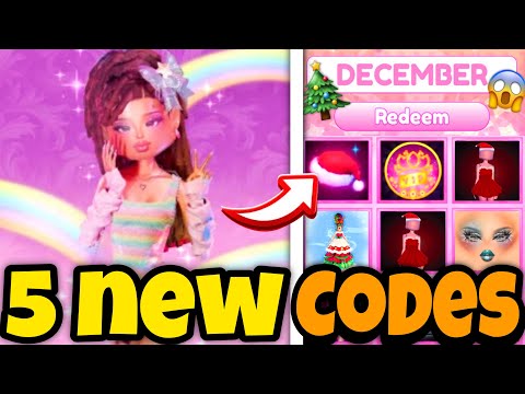 ALL *5*NEW CODES & HOW TO GET *FREE VIP* IN DRESS TO IMPRESS | (Roblox DTI Codes 🎁)