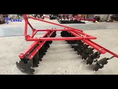 Tractor-mounted light harrow, agricultural harrow, small disc harrow, disc harrow